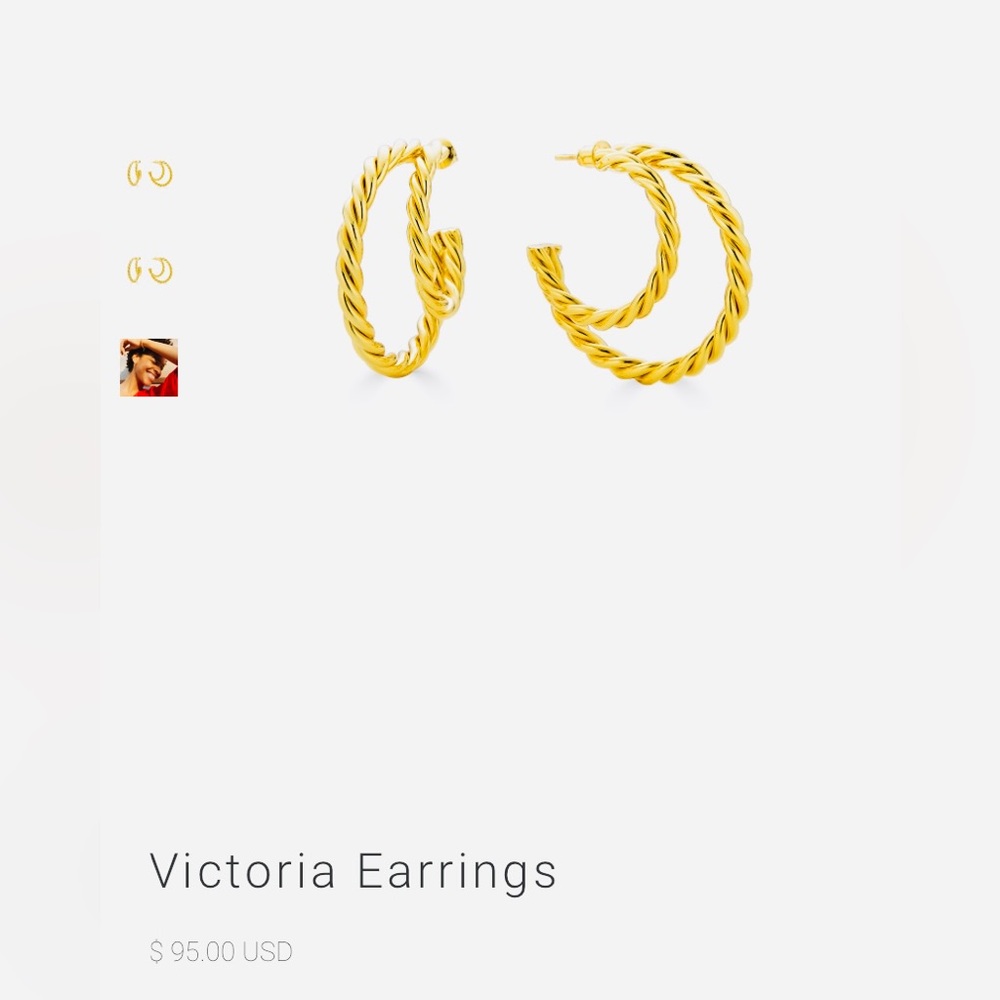 Rendor Victoria Gold Earrings